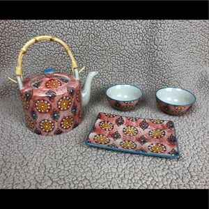 Natures home tea pot set